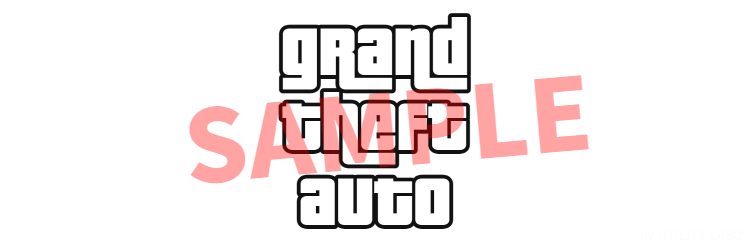 GTA(グランドセフトオート)風ロゴ・フォント変換 (1)